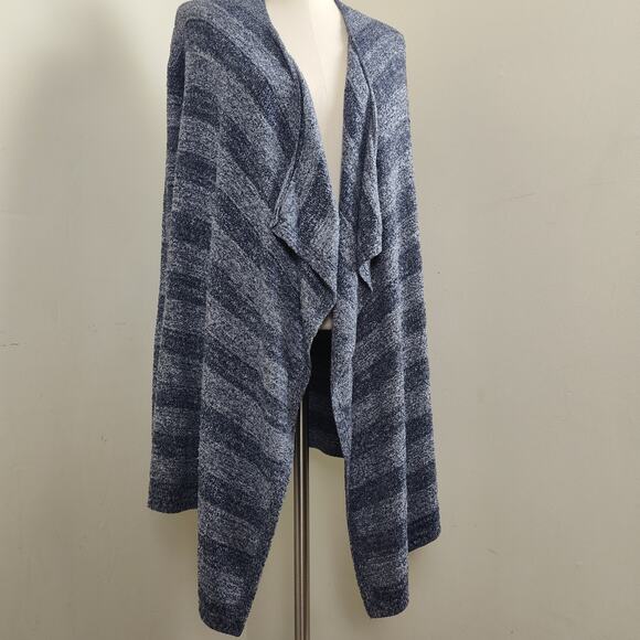 BAREFOOT DREAMS  BAMBOO CHIC KNIT CARDIGAN SWEATER WOMEN'S SMALL / MEDIUM DRAPED - Picture 4 of 16
